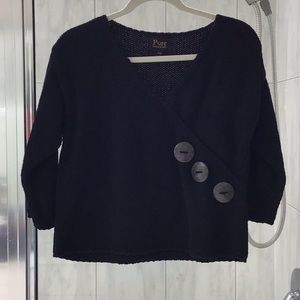🦩🦩PURE Handknit black sweater🦩🦩